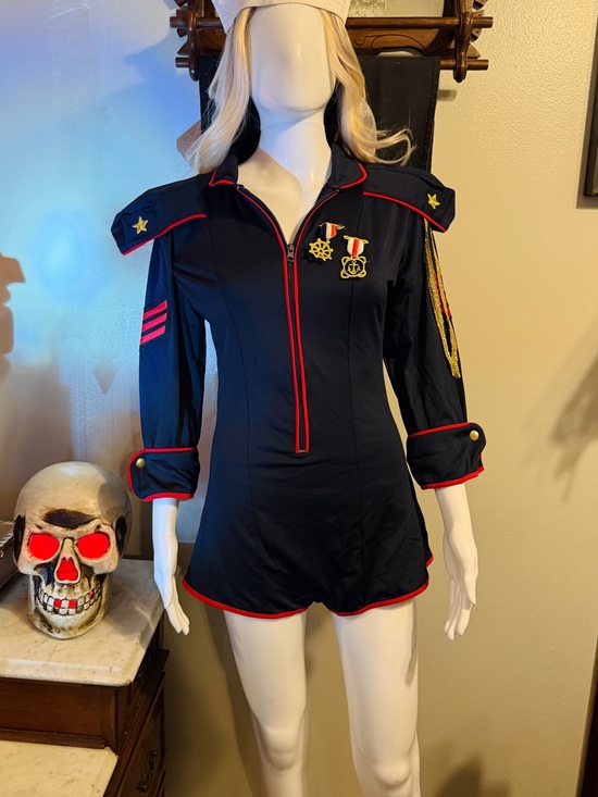 Forplay Other - Vintage Forplay Vessel Vixen Adult Sailor Romper / Pin up Adult Medium-Large